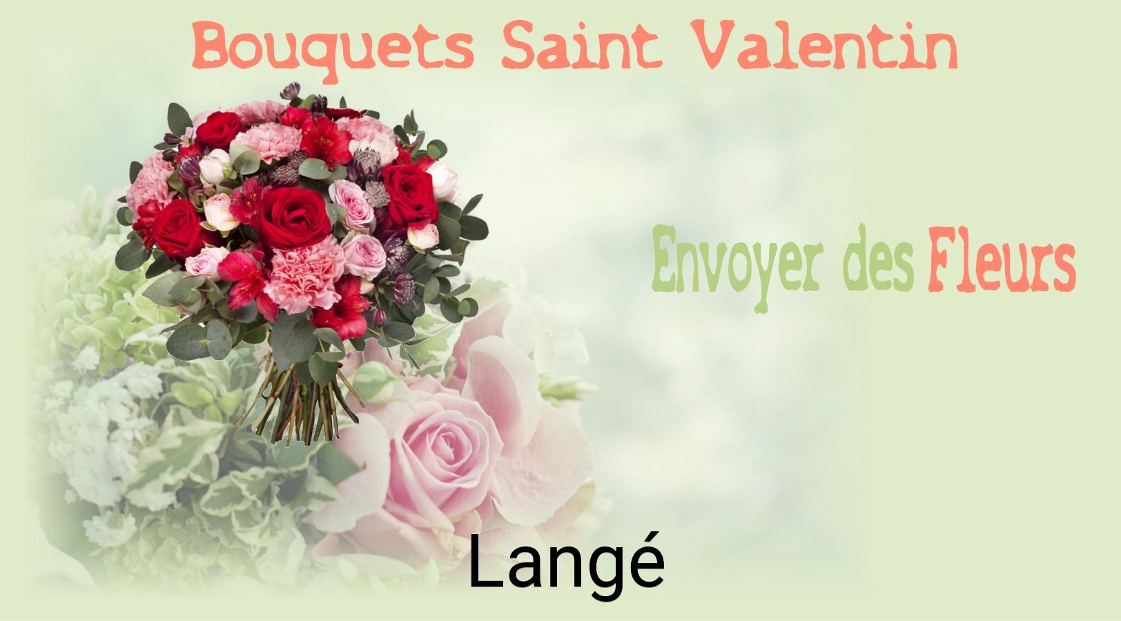 Roses de Saint-Valentin livrées à Langé